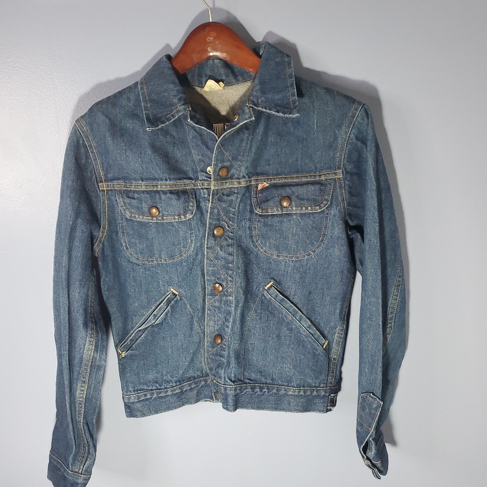 Vintage GwG Woman Jeans Jacket Size 16 Union Made